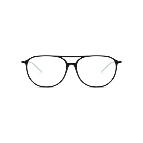 Ambitious Aviator Acetate Hybrid Eyeglasses Frame - Front View | LUKNFIL